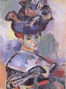 Henri Matisse Woman with Hat (Madame Matisse) (mk35) oil painting